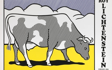 Cow Triptych (Cow Going Abstract) Poster, 1982, Roy Lichtenstein (New York 1923 - 1997)