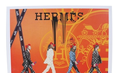 Death NYC Pop Art Graphic Print of The Beatles and Hermès