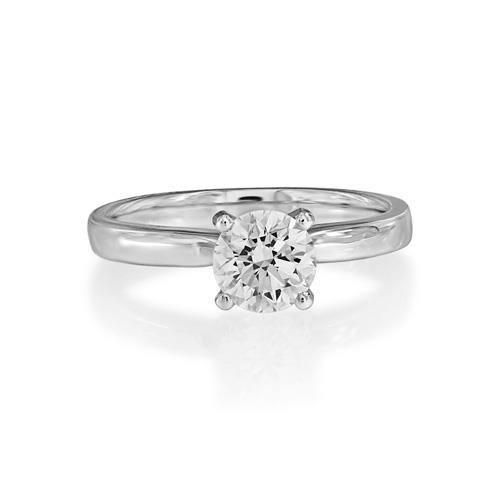 Diamond ring set with 1.03ct. diamond. This Diamond Solitair...