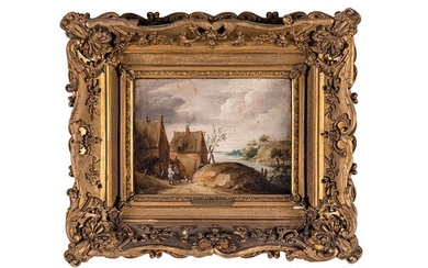 Dipinto, Paesaggio, Scuola di David Teniers (1610-1690)