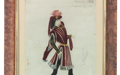 Doris Zinkeisen (1898-1991), Costume design for Laurence Olivier as Richard III
