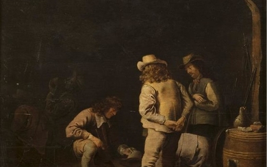 Dutch painter 17th century 36,5x42,5 cm.