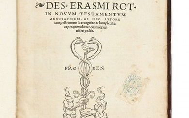 ÉRASME, Didier In novum testamentum annotationes.
