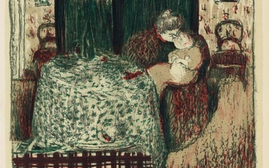 Edouard Vuillard lithograph "Maternite"