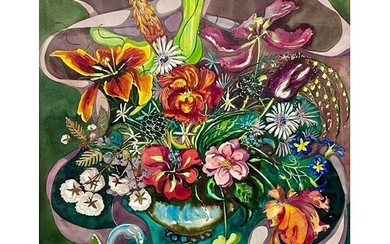 Elizabeth Rosemary ZIAR (1919-2003) Mixed Flowers Watercolou...