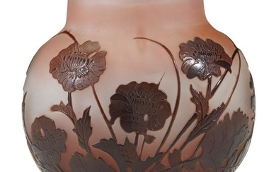 Émile Gallé (French, 1846-1904), A Floral Vase, France
