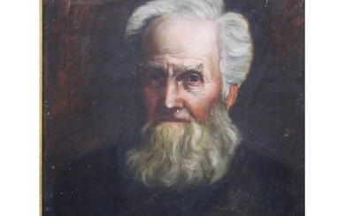 English School (19th century) Portrait of a Bearded Gentlema...