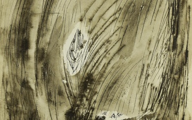 Enrico Paulucci (1901 - 1999) ÉPIS DE BLÉ, 1953 encres sur papier, 43x31 cm signature...