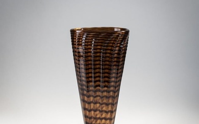 Ercole Barovier, 'Zebrato' vase, c. 1936