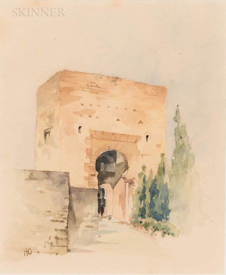 European School, 19th Century Moorish Archway