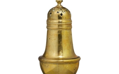 Fine English Cast Brass Caster, 18th Century