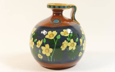 Foley Intarsio pottery jug, probably decorated by Frederick Rhead,...