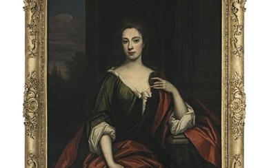 Follower of Sir Godfrey Kneller (Lübeck 1646-1723 London) Portrait of a lady, said to be Mr...