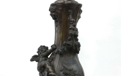 French 19 Century Vase Lamp.