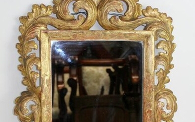 French Louis XV gold leaf mirror
