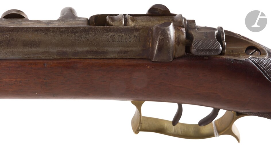 Fusil Mauser modèle 1871 à verrou modifié... - Lot 52 - Ader