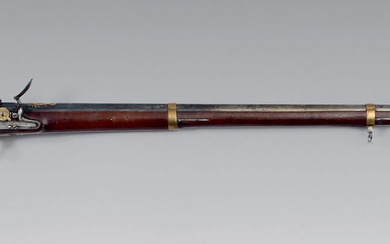 Fusil de garde du corps du Roi, 1er modèle, 1814, canon à pans puis rond,...