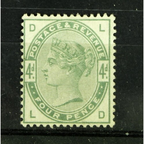 GB - QV surface printed 1883/84 4d dull green SG192, very fi...