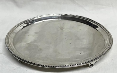 GEORGE III SILVER OVAL TEAPOT STAND BY GODBEHERE & WIGAN LON...