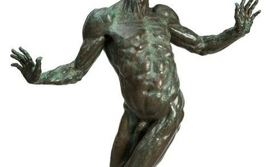 GUSTINUS AMBROSI (Eisenstadt, 1893 - Vienna, 1975). "The Sacrifice of Isaac", 1927. Bronze. Signed