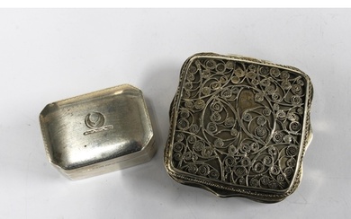 George III silver nutmeg grater by Thomas Wilmore, Birmingha...