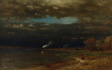 George Inness (1825-1894) Coming Storm 16 1/4 x 24 1/8...