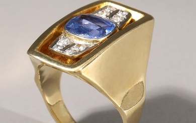 Germany, sapphire ring