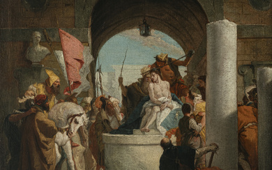 Giovanni Battista Tiepolo, Werkstatt - Christ crowned with thorns