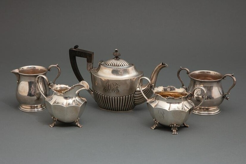 Group of American Sterling Silver Tea Ware