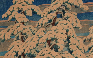 HASUI KAWASE (1883 - 1957) Clearing after a Snow in...