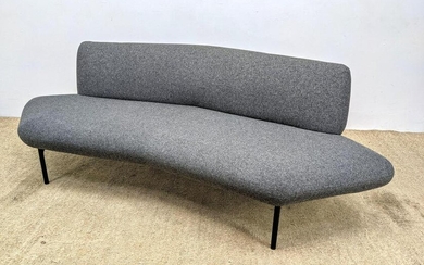 HAWORTH Gray Modernist Sofa. Patricia Urquiola Design.