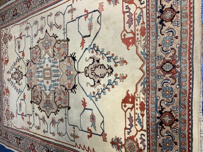 Hand Knotted Indo Tabriz Rug 9x12 ft. #13