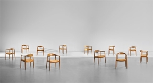 Hans J. Wegner, Set of twelve 'The Chair' armchairs, model no. JH501