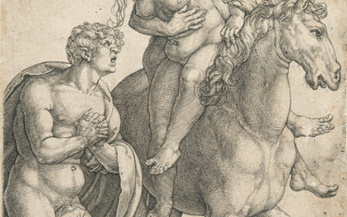 Heinrich Aldegrever 1502 Paderborn – Soest 1555/1561 Adam with a lion