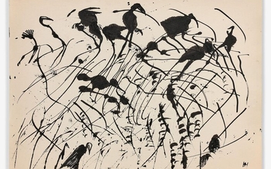 Henri MICHAUX (1899 - 1984) IBIS Encre de Chine sur papier
