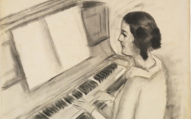 Henri Matisse, Portrait de Henriette jouant au piano