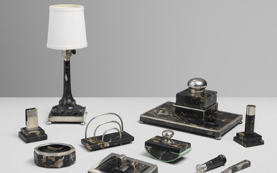 Hermann Behrnd Ten-piece desk set