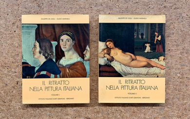 IL RITRATTO NELLA PITTURA ITALIANA - Lotto unico di 2 cataloghi della raccolta