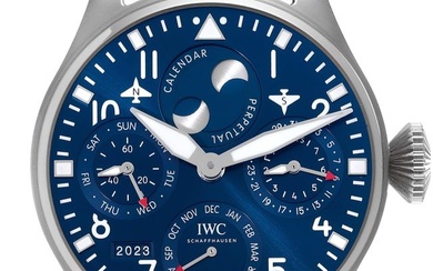 IWC Pilot Perpetual Calendar Blue