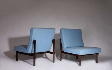 Ico PARISI 1916-1996 Paire de fauteuils mod. 869 - Circa 1961