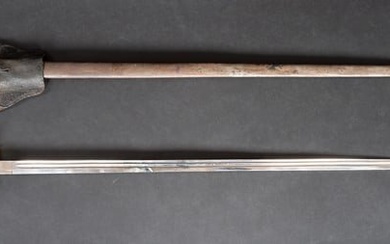 Imperial German Prussian Model 1889 Infantry Sword & Scabbard w/ Leather Frog