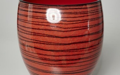 Ioan Nemtoi, large studio glass vase