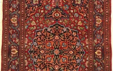 Isfahan Ahmad antique, Persia, around 1900, wool on