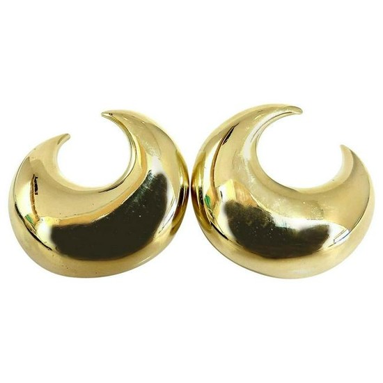 Islam Arab Domed Crescent Left Right Lobe Earrings 18