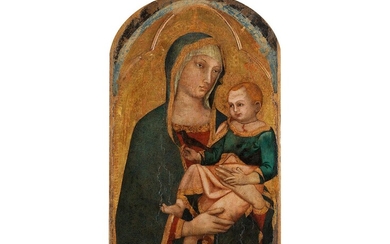 Jacopo di Mino del Pellicciaio, 1315/19 Siena – vor 1396, MADONNA MIT DEM KINDE