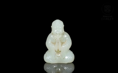 Jade carved figure "Buddha", Qing dynasty