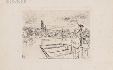 James Abbott McNeill Whistler (American, 1834-1903) The Punt