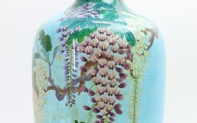 Japanese Ginbari Cloisonne Vase