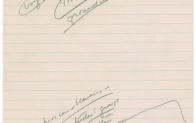 John F. Kennedy 1963 Handwritten Notes on Defense