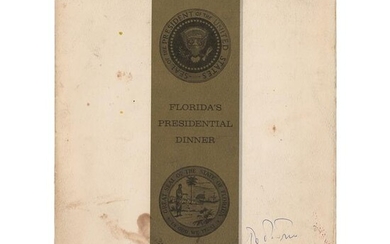 John F. Kennedy Signed Program as President